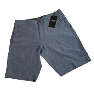 7Diamonds Velocity Performance Shorts Men 32 Charcoal Grey 4-Way Stretch $49 NWT